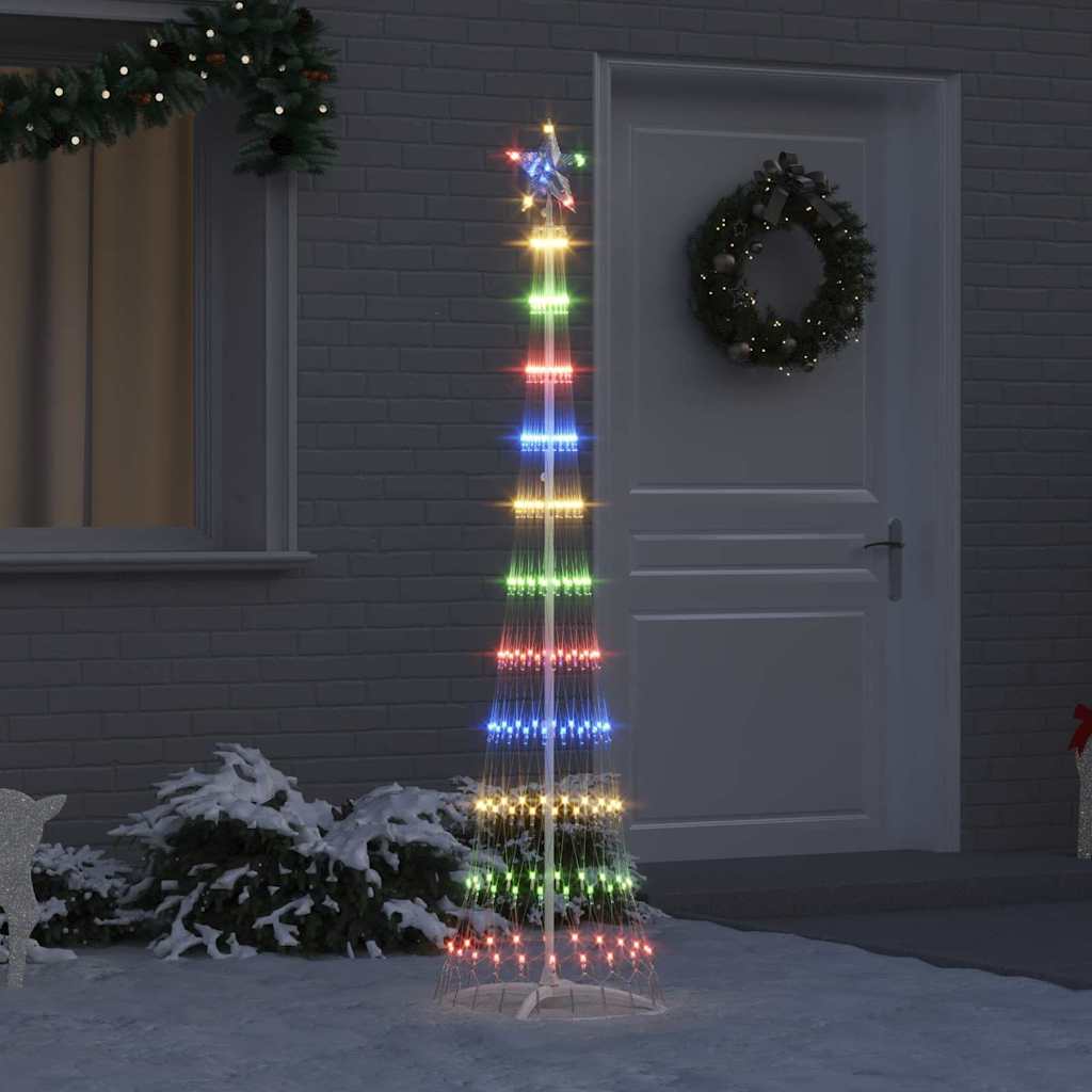 LED-Weihnachtsbaum Warmes Weiß 51 x 51 x 190 cm Metall