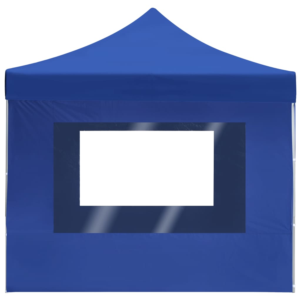 Profi-Partyzelt Faltbar mit Wänden Aluminium 3×3m Weiß
