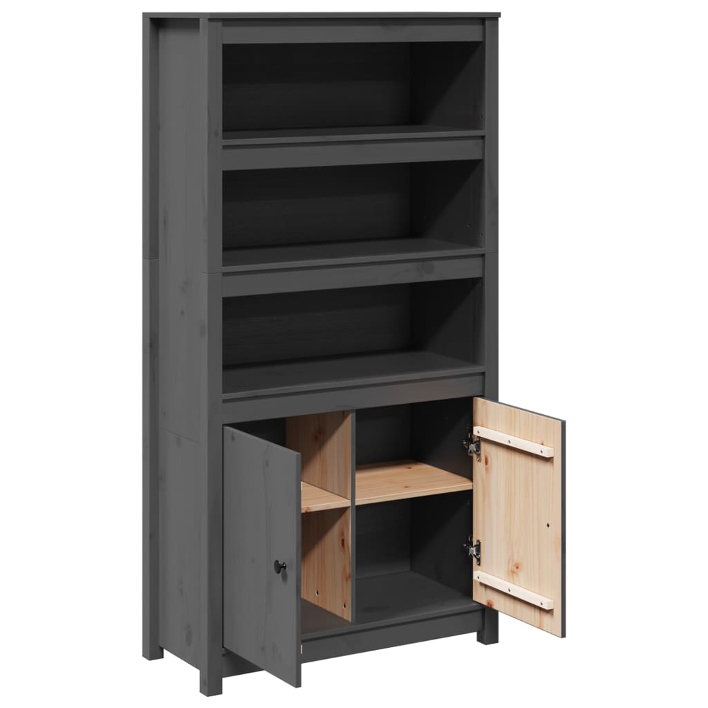 Highboard 80x35x154 cm Massivholz Kiefer