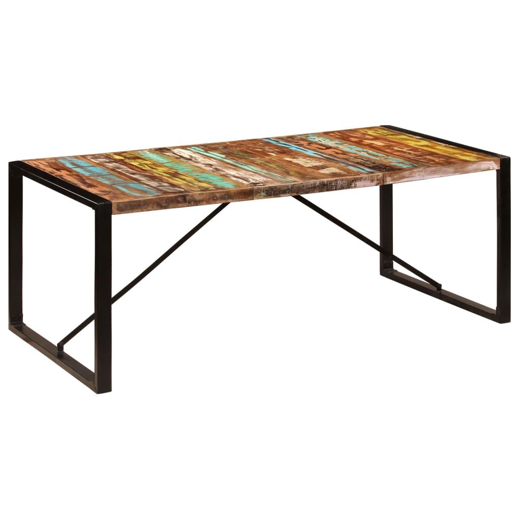 Esstisch 220x100x75 cm Massivholz Akazie