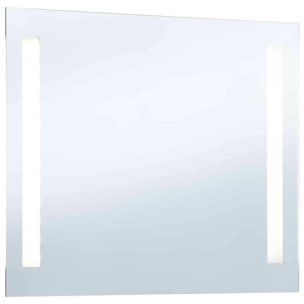 Badezimmer-Wandspiegel mit LEDs 80x60 cm