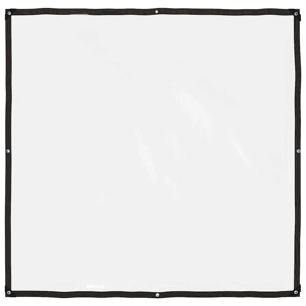 Transparente Plane mit Ösen 1x2 m Polyethylen