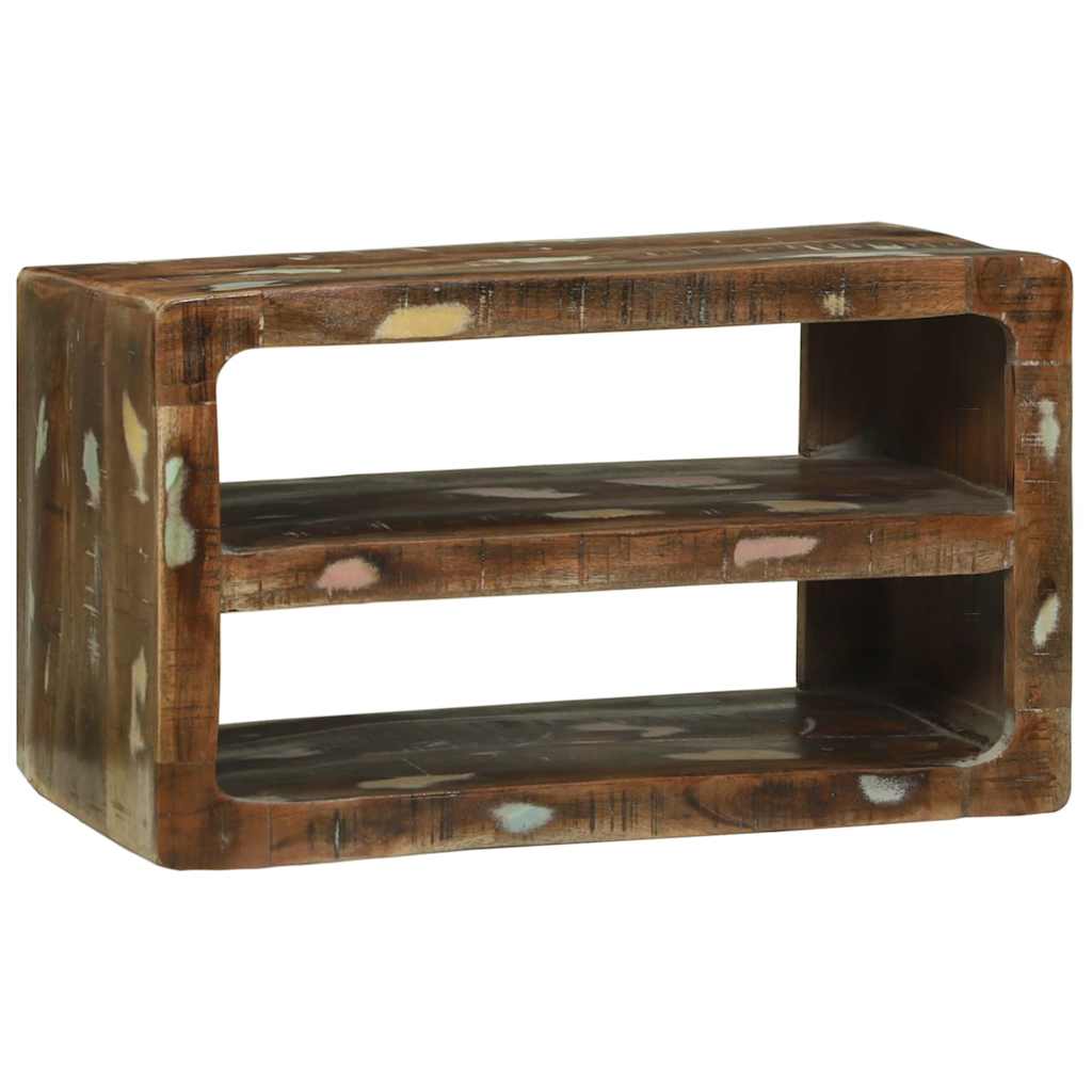 TV-Schränk mit Regal Braun 60 x 32 x 36 cm Massivholz Mango