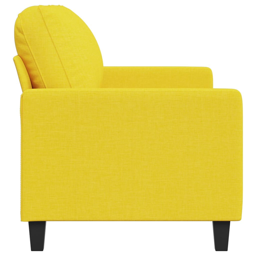 3-Sitzer-Sofa Hellgrau 180 cm Stoff