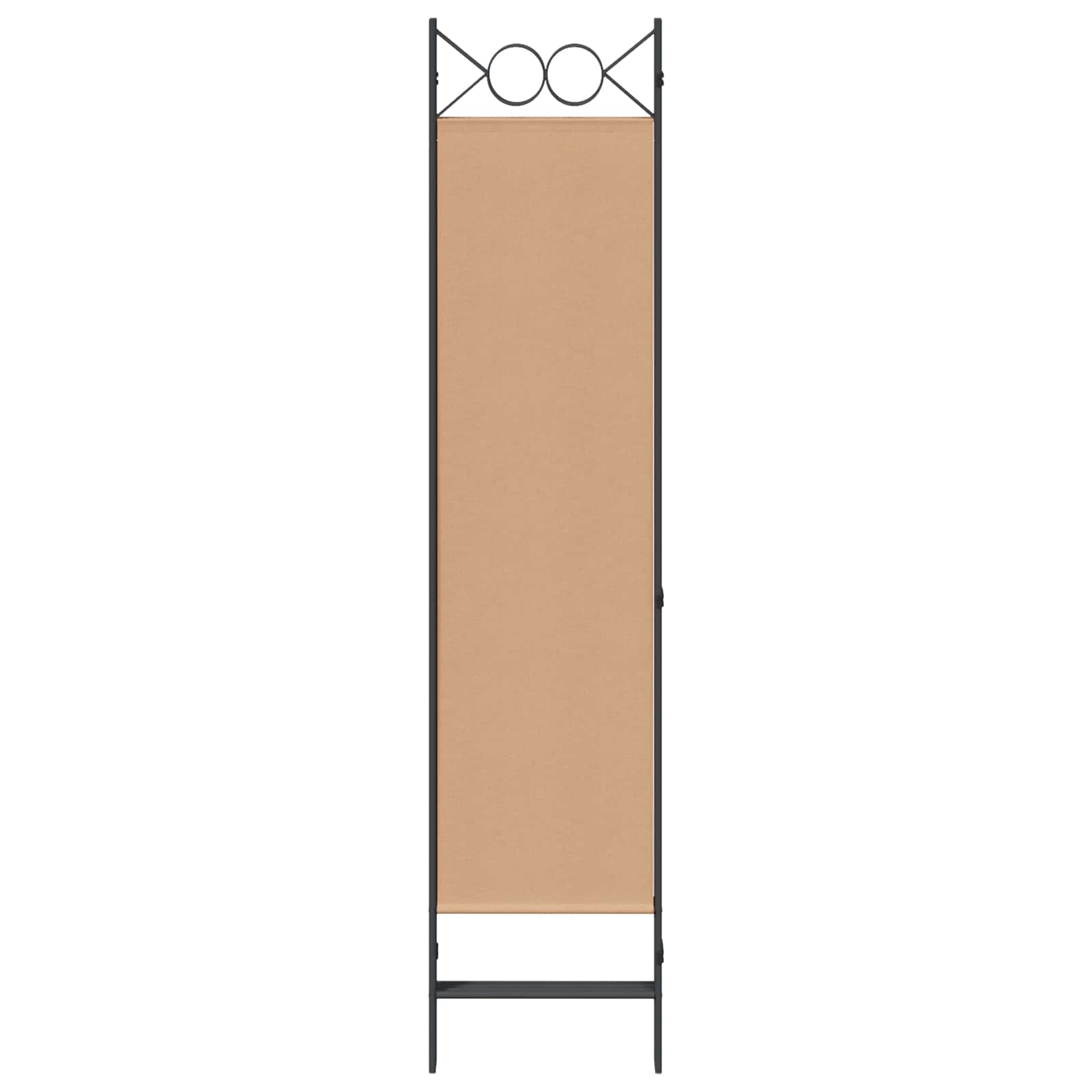 5-tlg. Raumteiler Anthrazit 200 x 180 cm