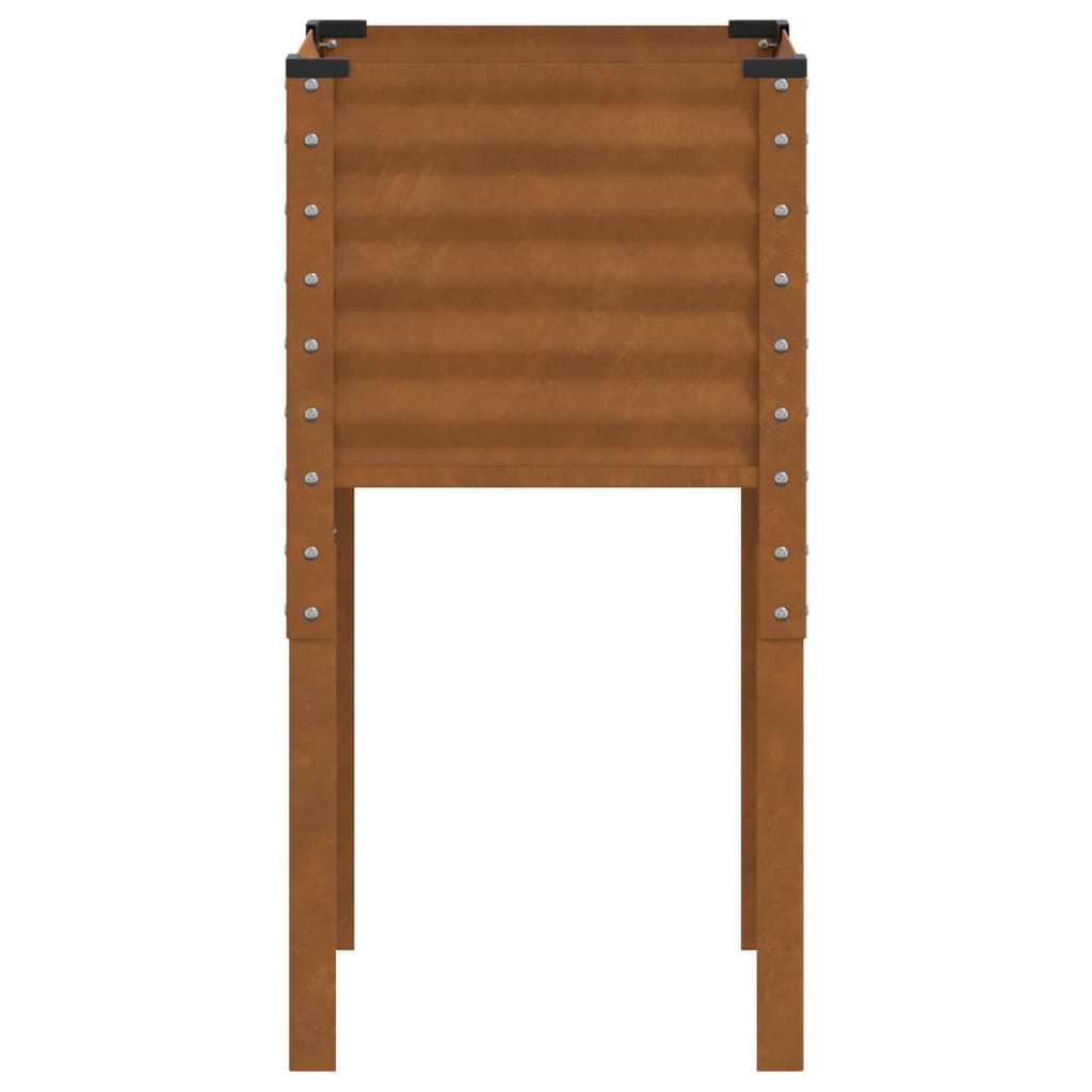 Garten-Pflanzgefäß Grün 45 x 45 x 88 cm Stahl