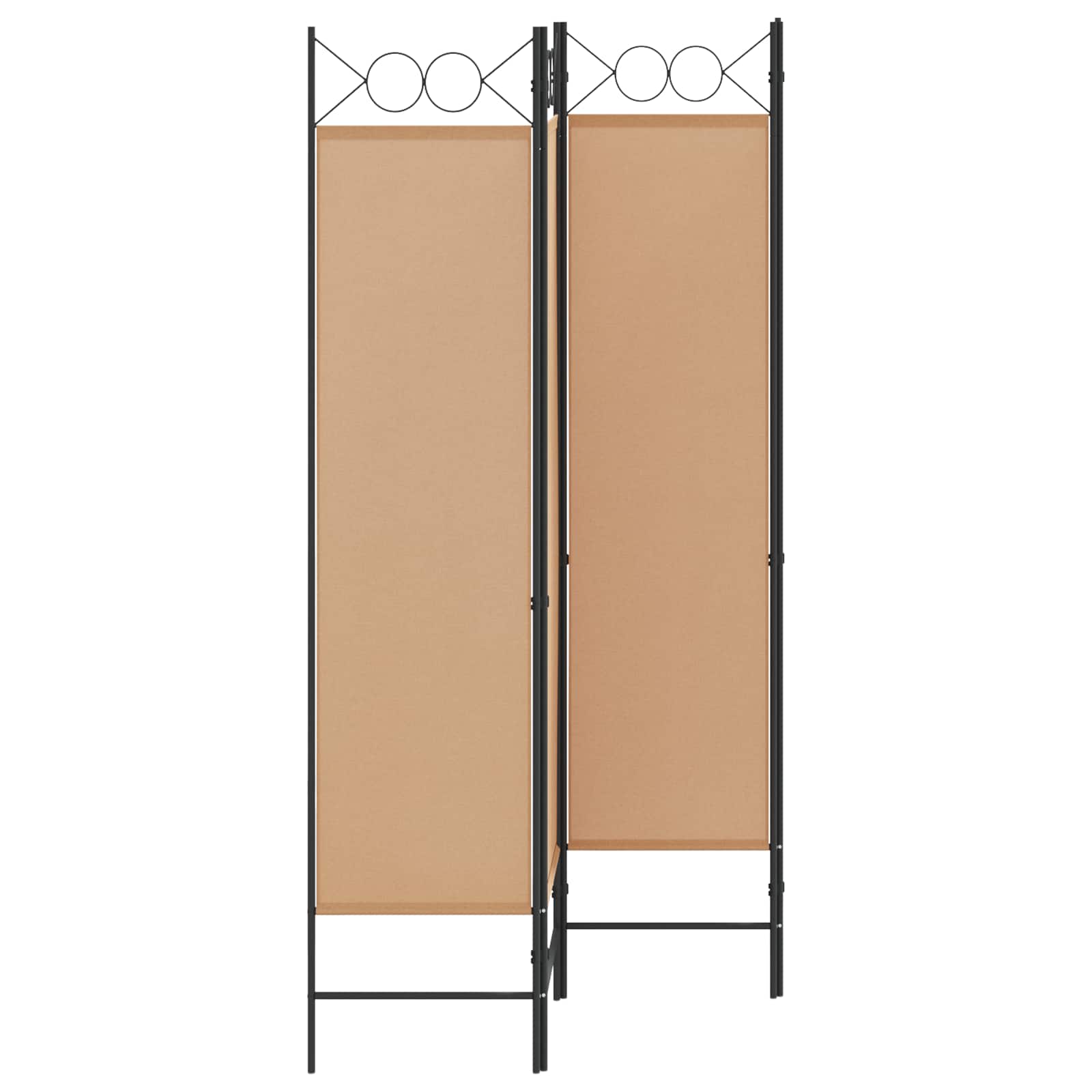 5-tlg. Raumteiler Anthrazit 200 x 180 cm