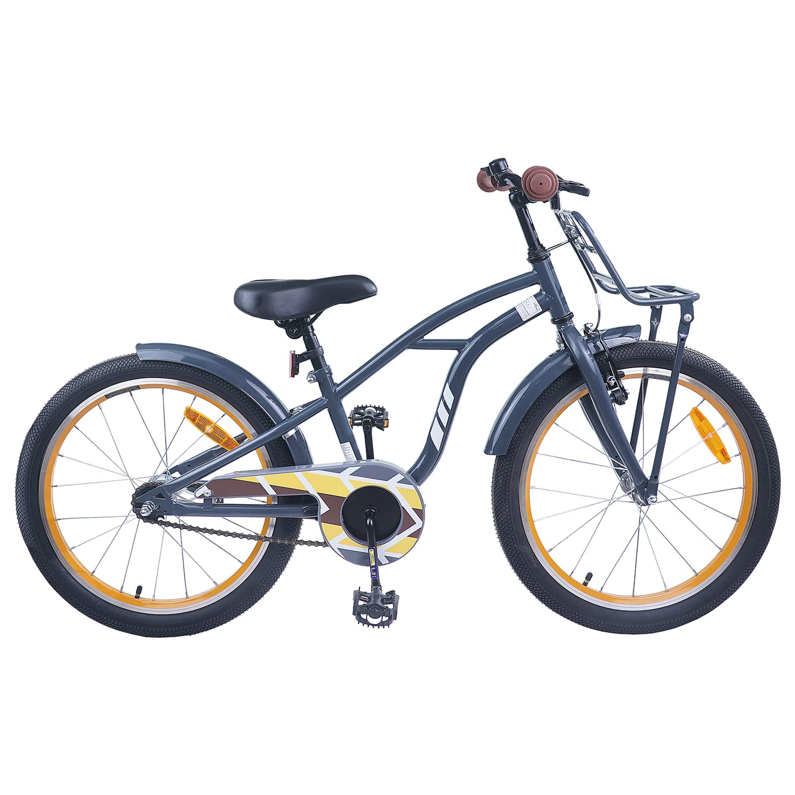Kinderfahrrad 16 Zoll für 4-6 Jahre alt Schwarz