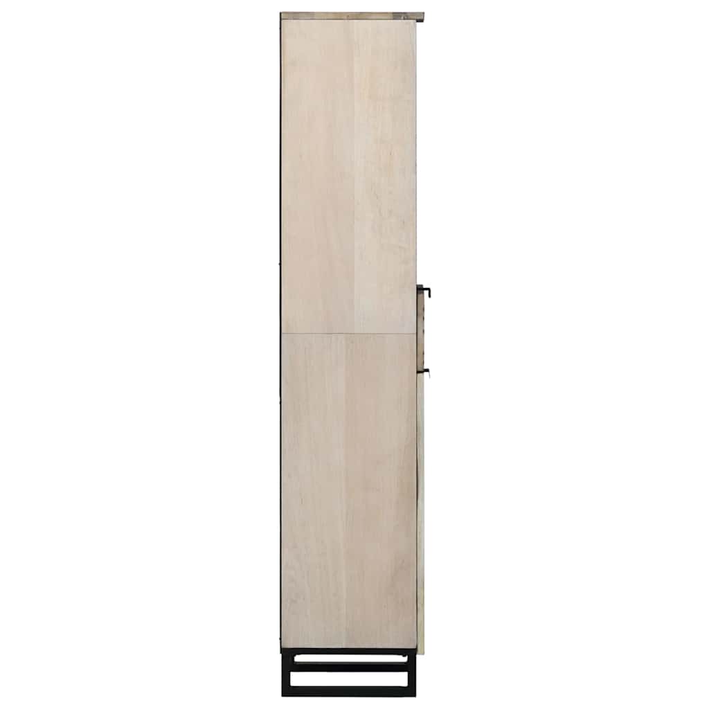 Badezimmerschrank Natur 38 x 33 x 160 cm Holzwerkstoff