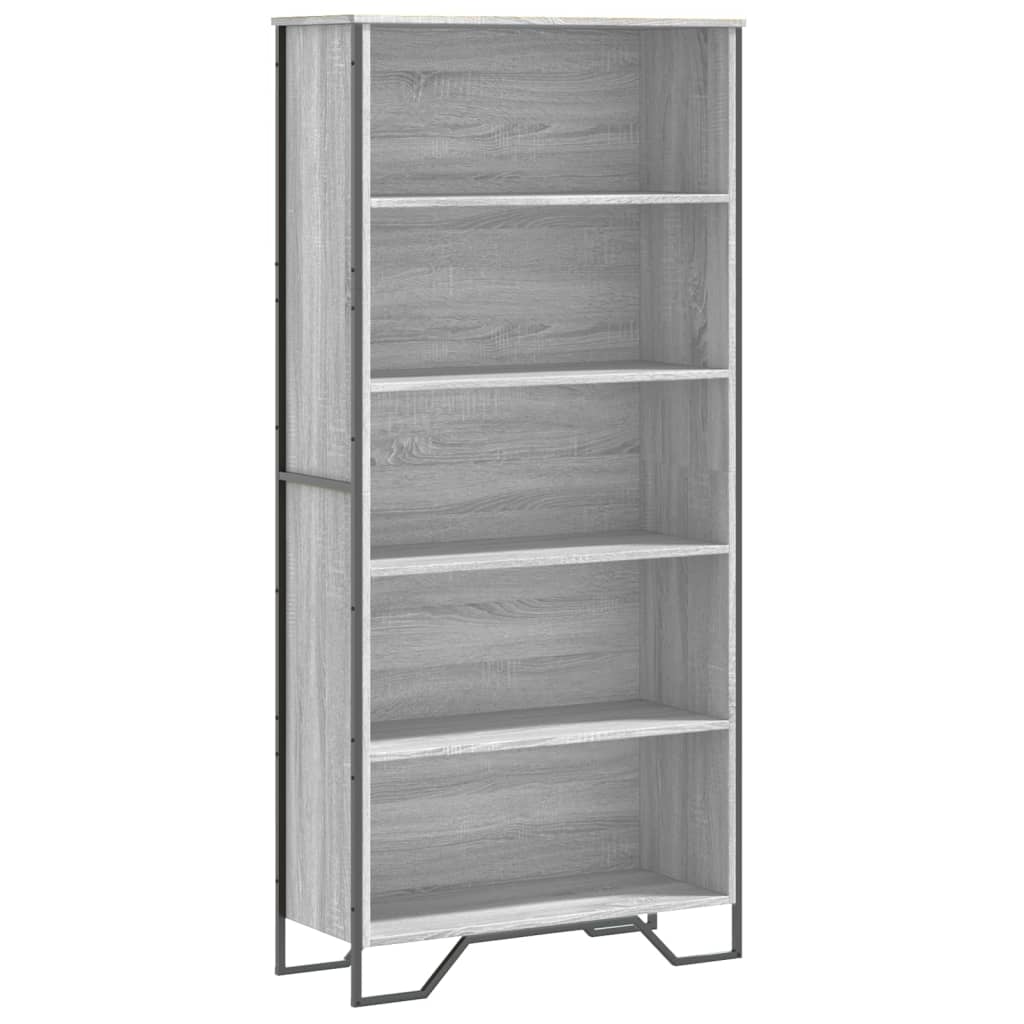Bücherregal Schwarz 80x31x169 cm Holzwerkstoff