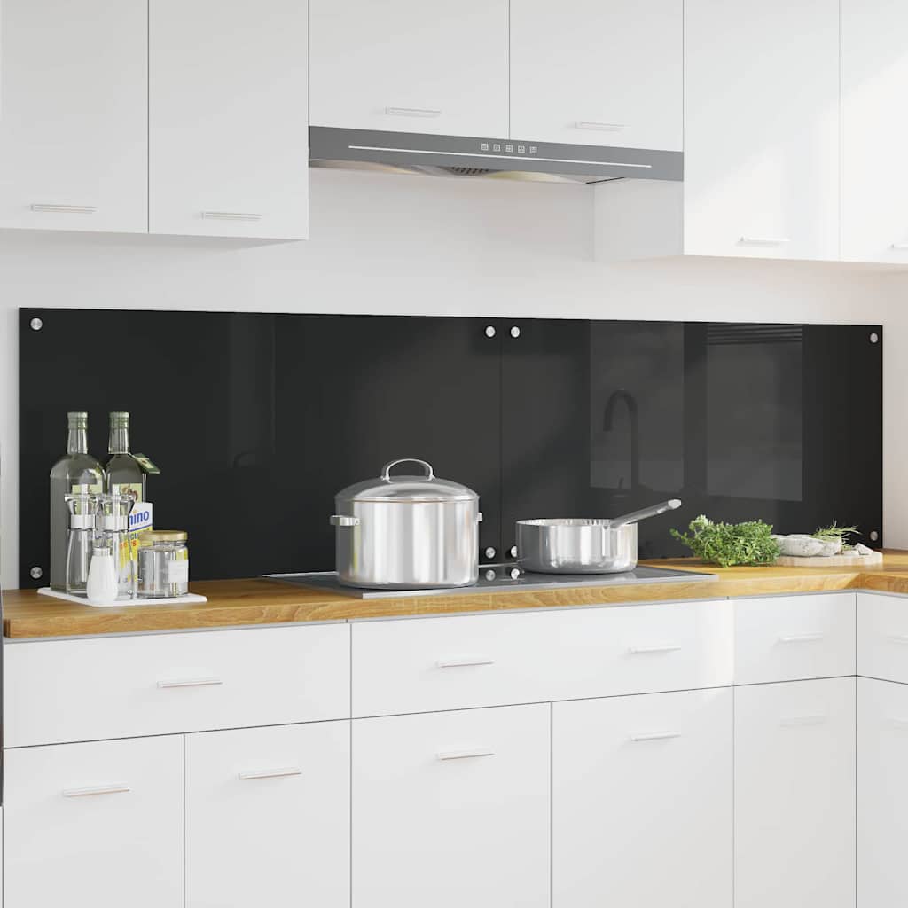 Küchenrückwand 2 pcs Weiß 70 x 40 cm Gehärtetes Glas