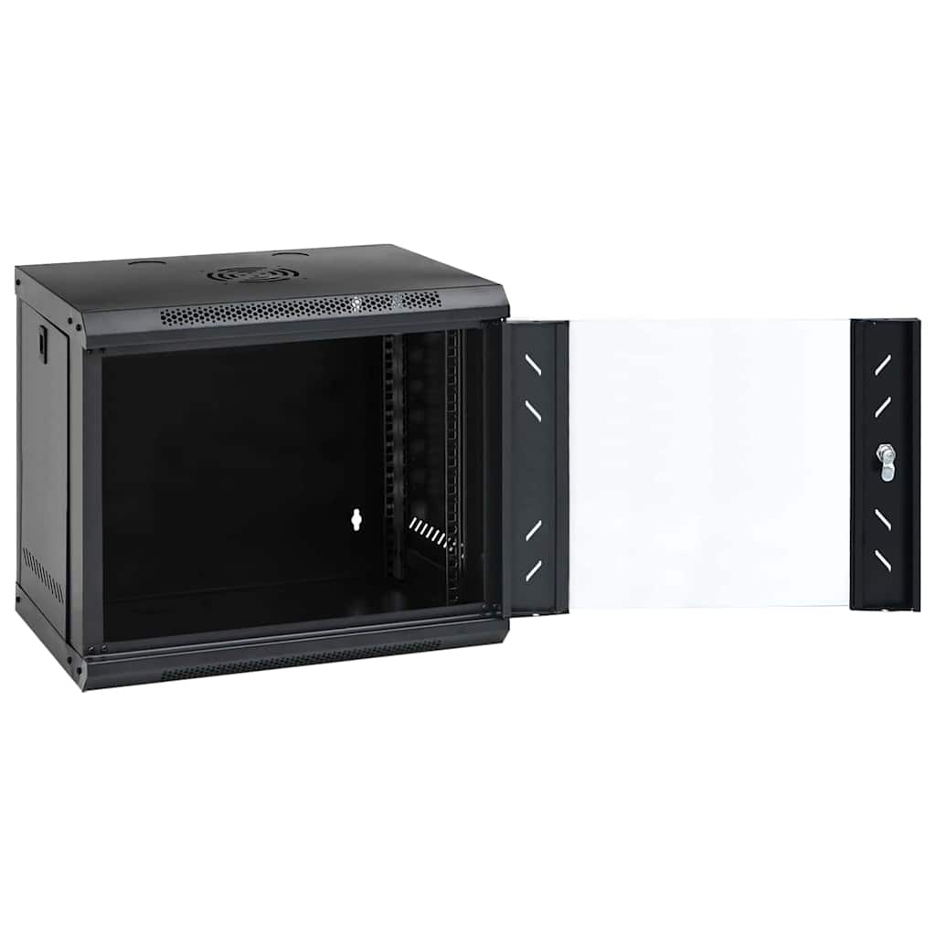 Netzwerkschrank mit Speicher Grau 60 x 45 x 28 cm Stahl