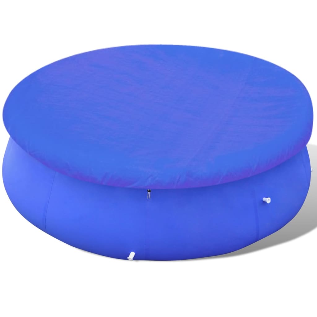 Poolabdeckungen 2 Stk. PE Rund 460 cm 90 g/m²