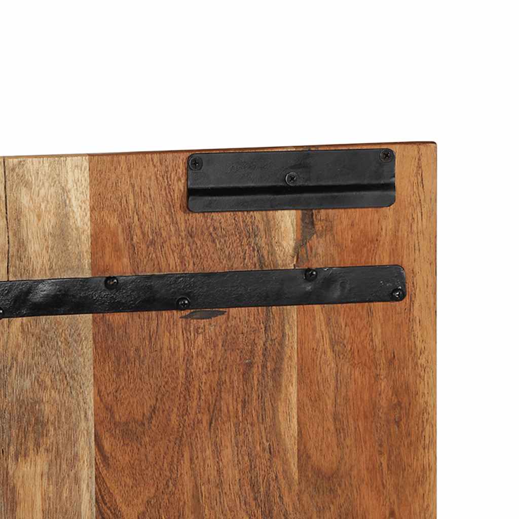 Kopfteil Mehrfarbig 160 cm Massivholz Altholz