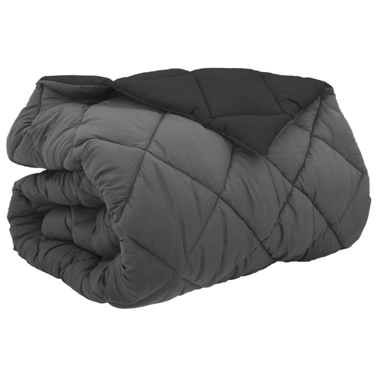Winterbettdecke Anthrazit 135 x 200 cm Mikrofaser