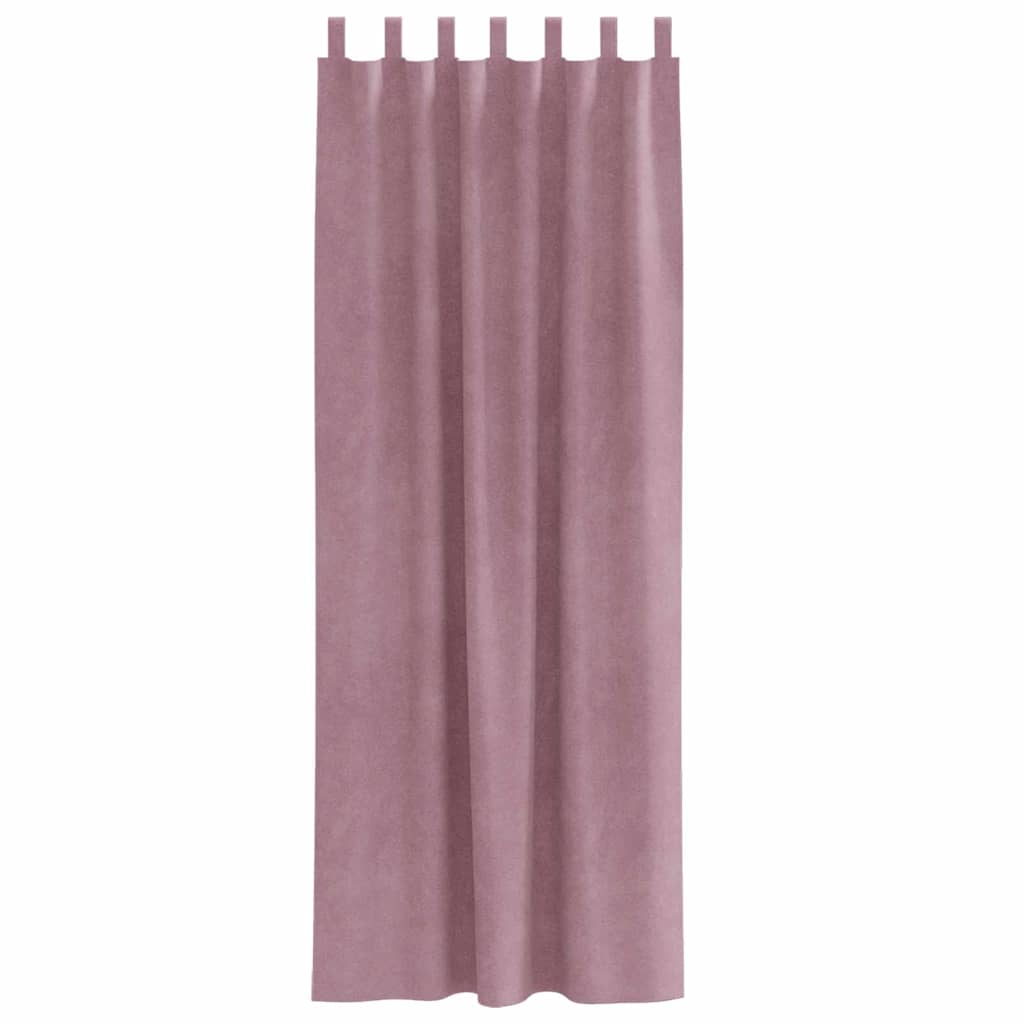 Verdunkelungsvorhänge 2 pcs Schwarz 140 x 140 cm Samt