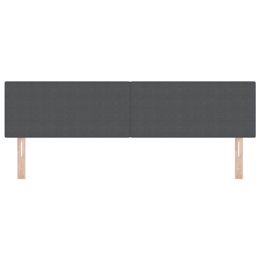 Kopfteil Hellgrau 80 cm Cordstoff