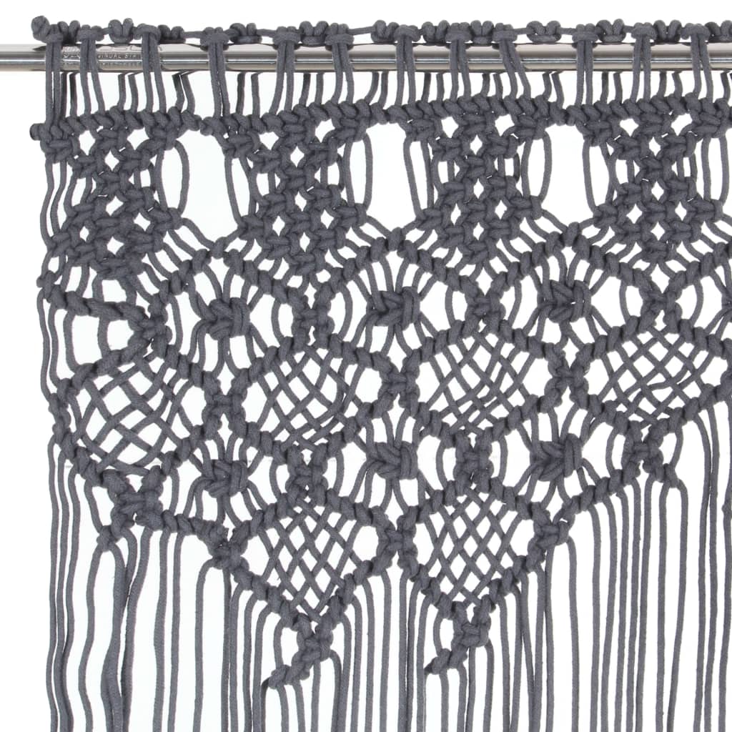 Makramee Vorhang 140x240 cm Baumwolle