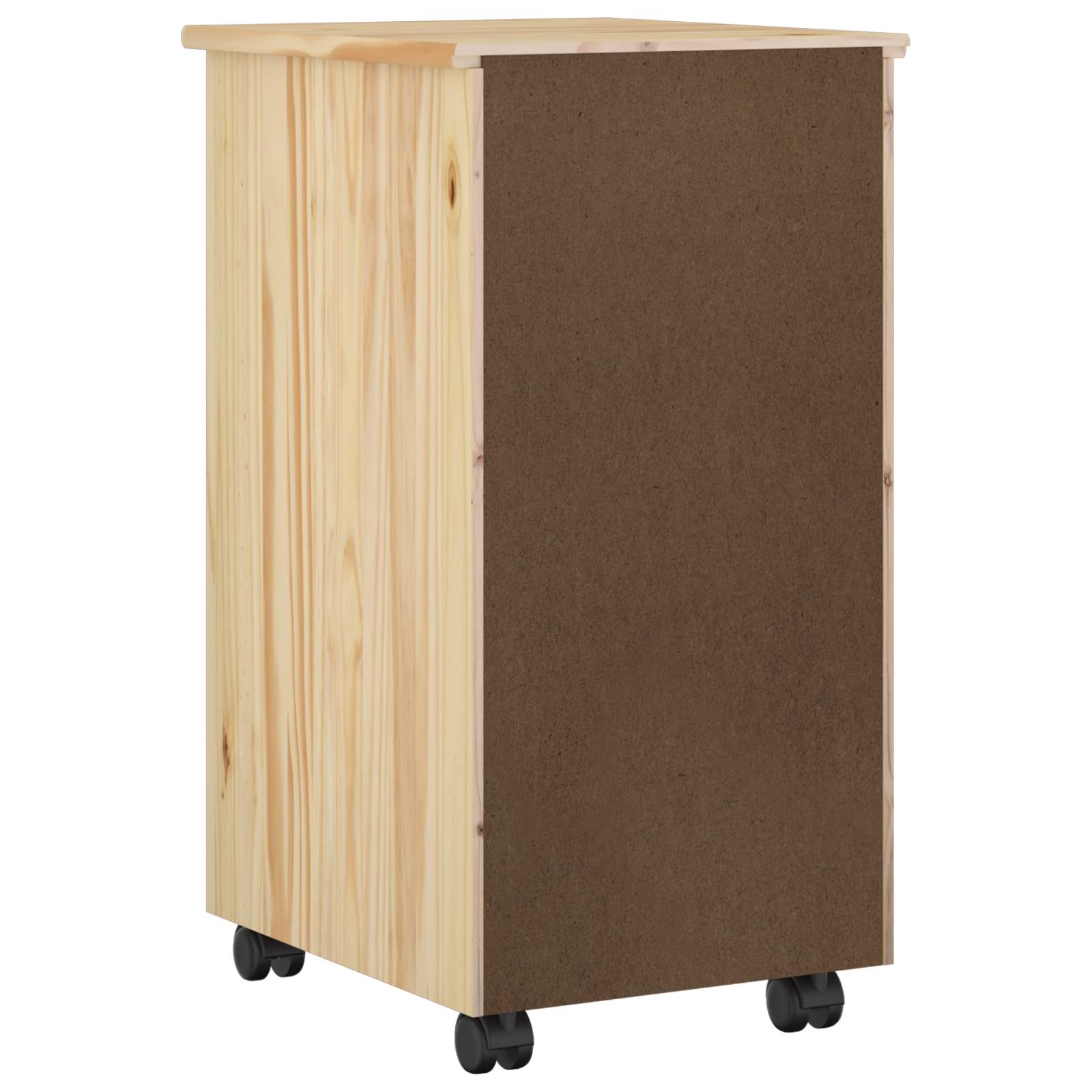 Rollschrank Honigbraun 34 x 39 x 65,5 cm Massives Kiefernholz