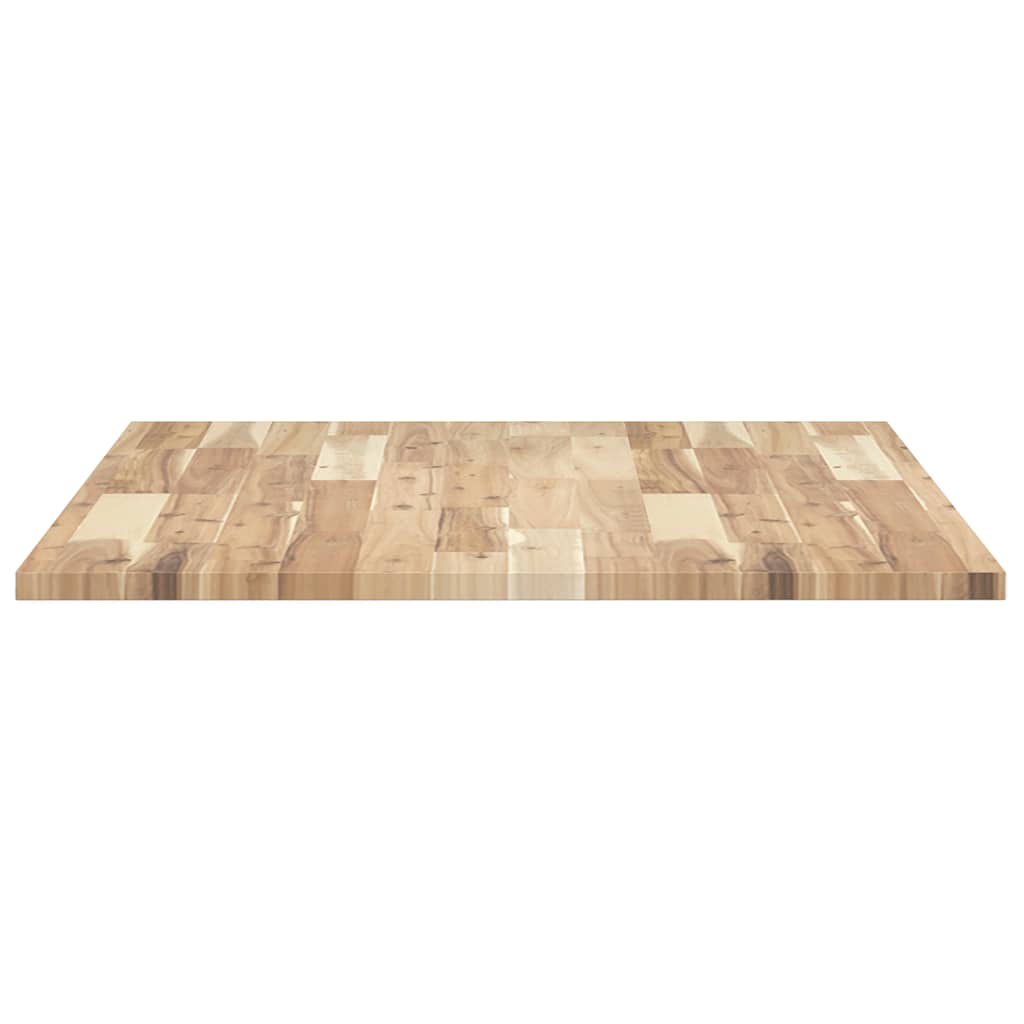 Tischplatte Rechteckig 60x50x2 cm Massivholz Akazie