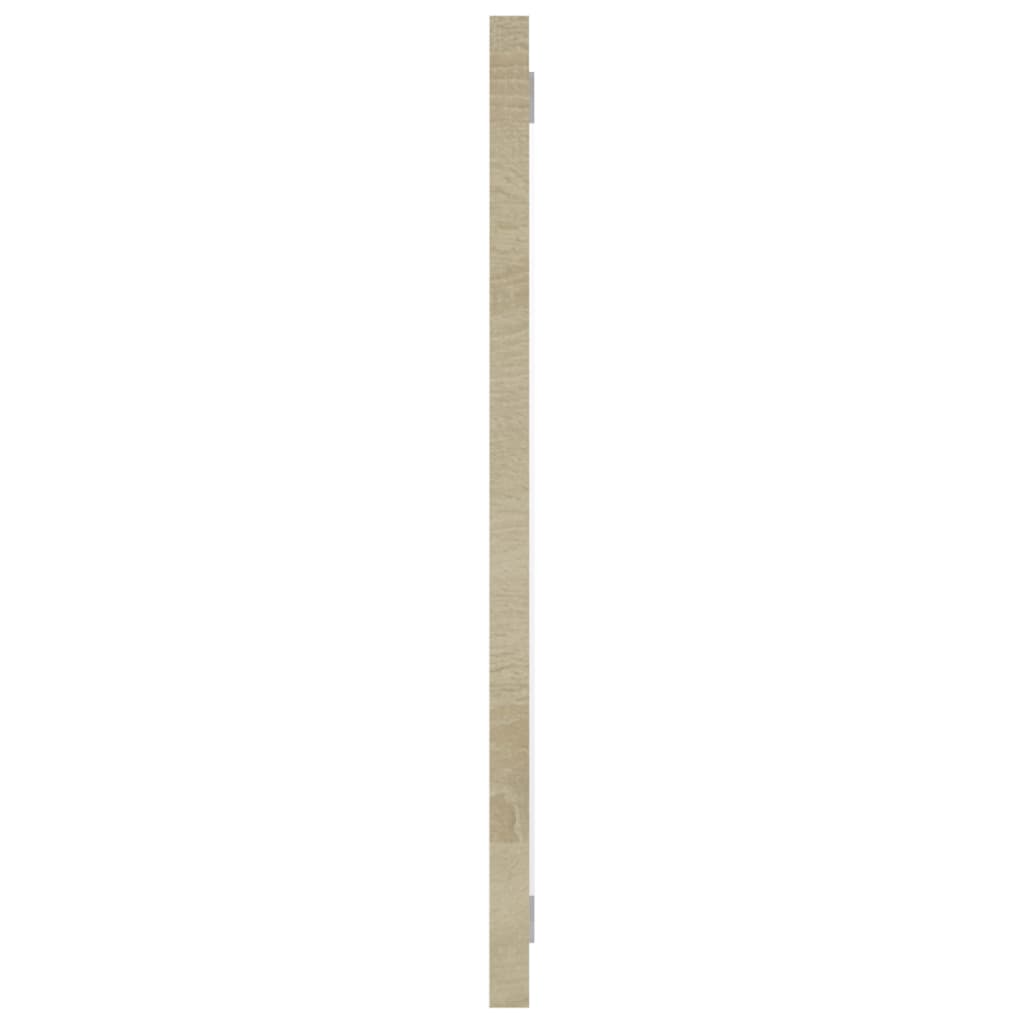 Badspiegel Weiß 40x1,5x37 cm Holzwerkstoff