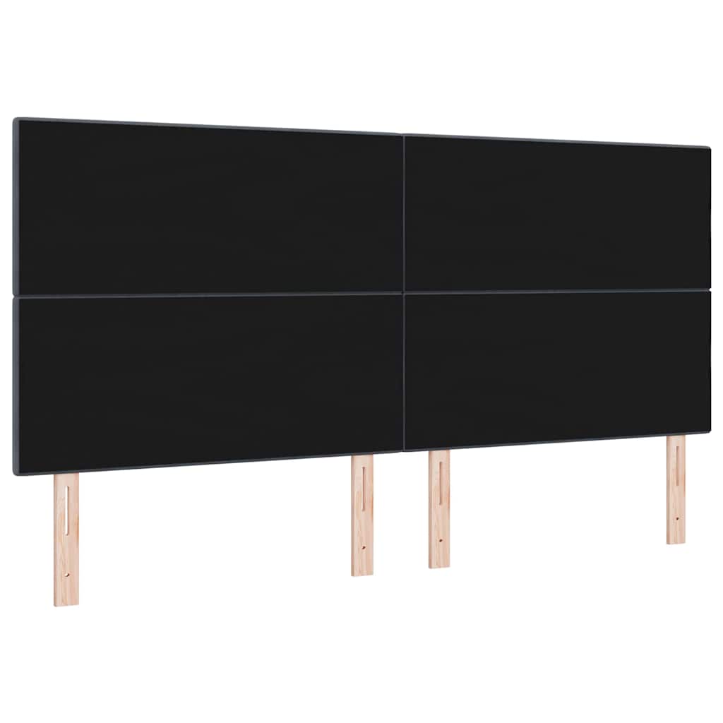 Kopfteil Hellgrau 80 cm Samt
