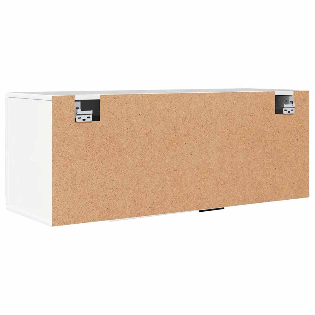 Wand-Schuhschrank Weiß 100x35x38 cm Holzwerkstoff