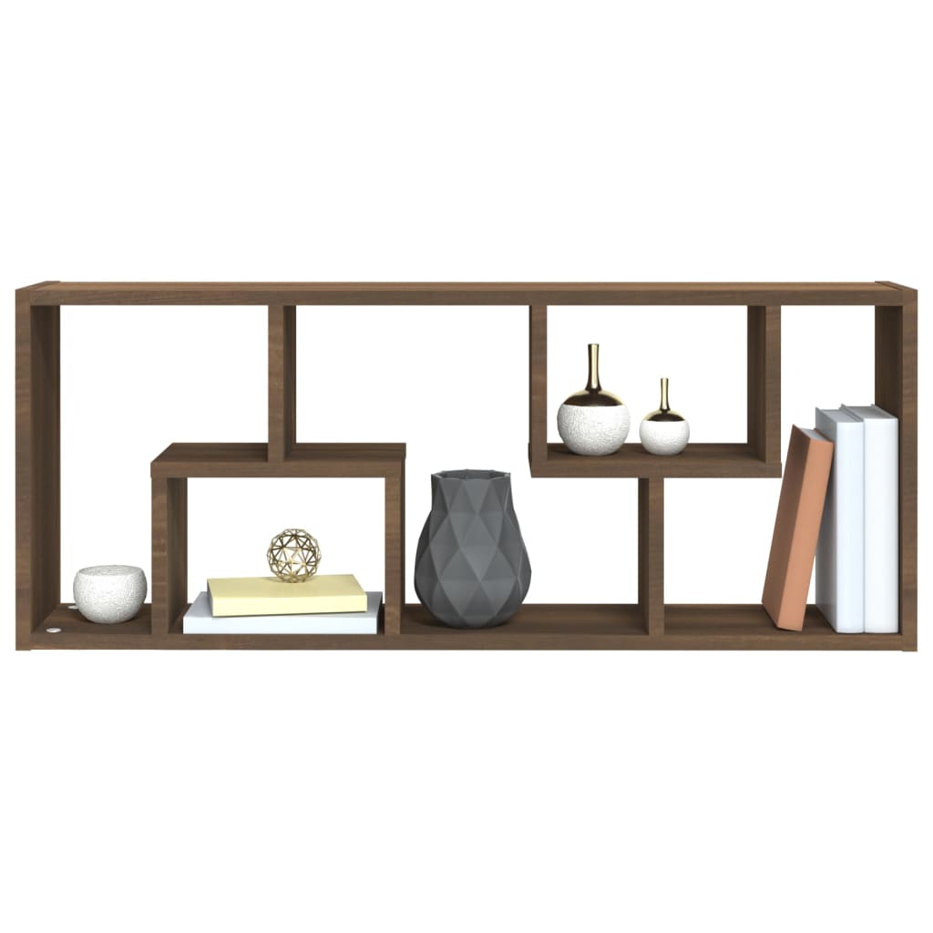 Wandregal Weiß 36x16x90 cm Holzwerkstoff
