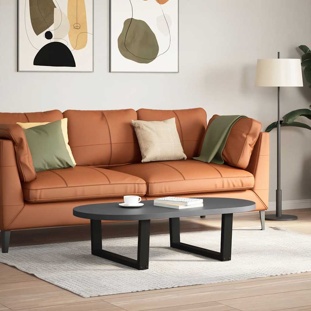 Couchtischbeine V-Form 2 Stück Schwarz 30x(30-31,3) cm Stahl