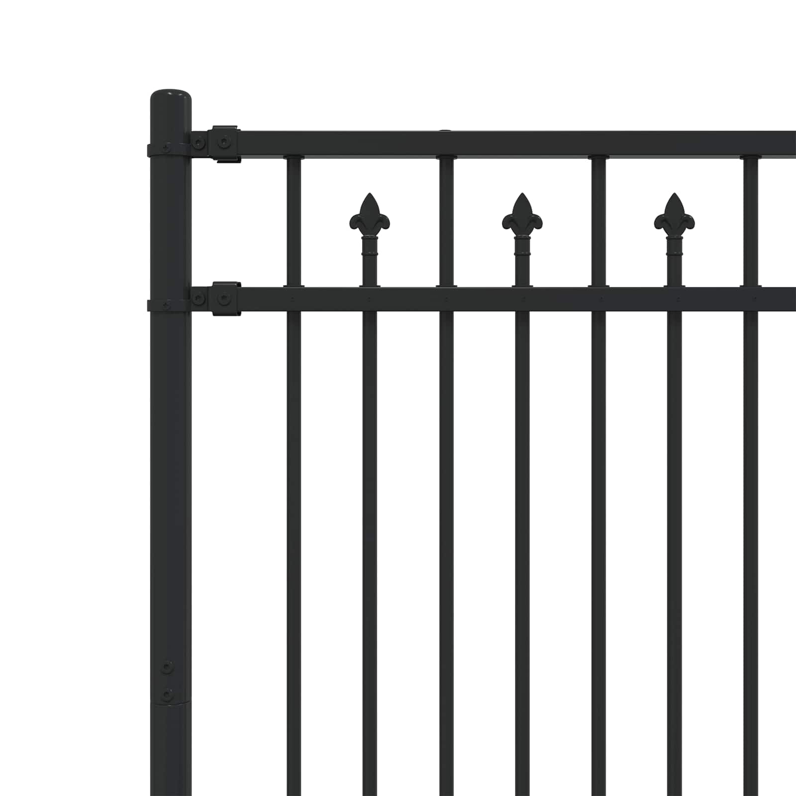 Spitzenzaun BAARLO Schwarz