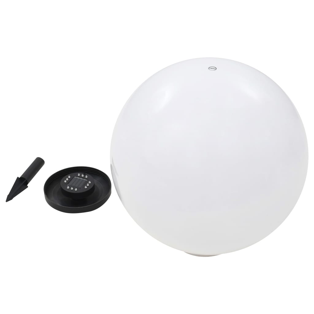 Außen-Solarlampen 4 Stk. LED Kugel 30 cm RGB