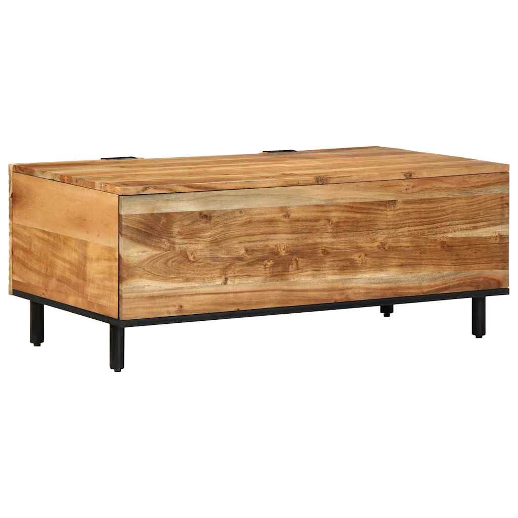 Couchtisch Braun 100 x 54 x 40 cm Massivholz Akazie