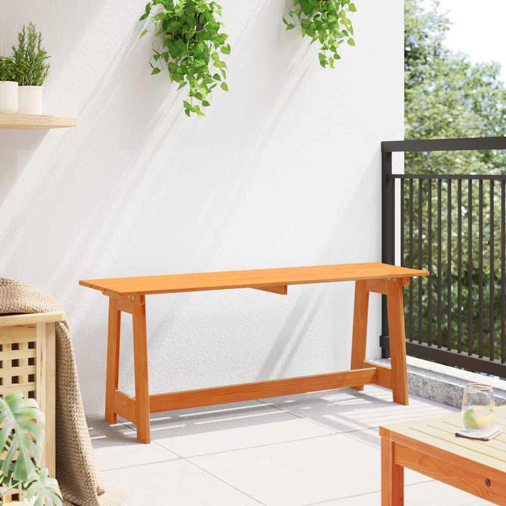 Bank Outdoor Natur 119 x 37 x 47 cm Massives Kiefernholz