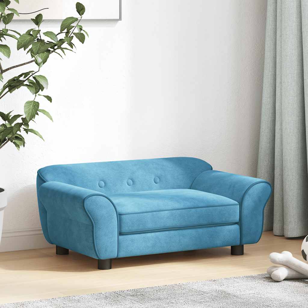 Hundesofa Dunkelgrau 72x45x30 cm Plüsch