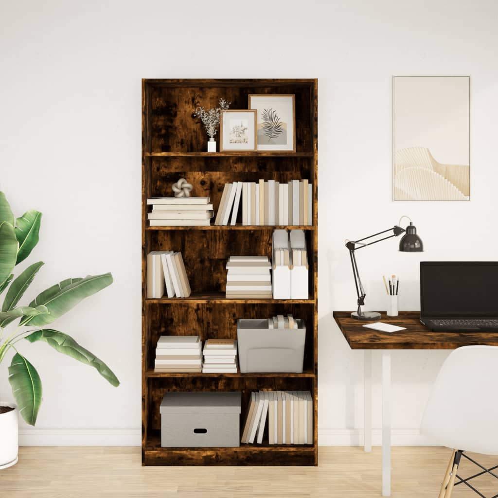 Bücherregal Weiß 40x24x75 cm Holzwerkstoff