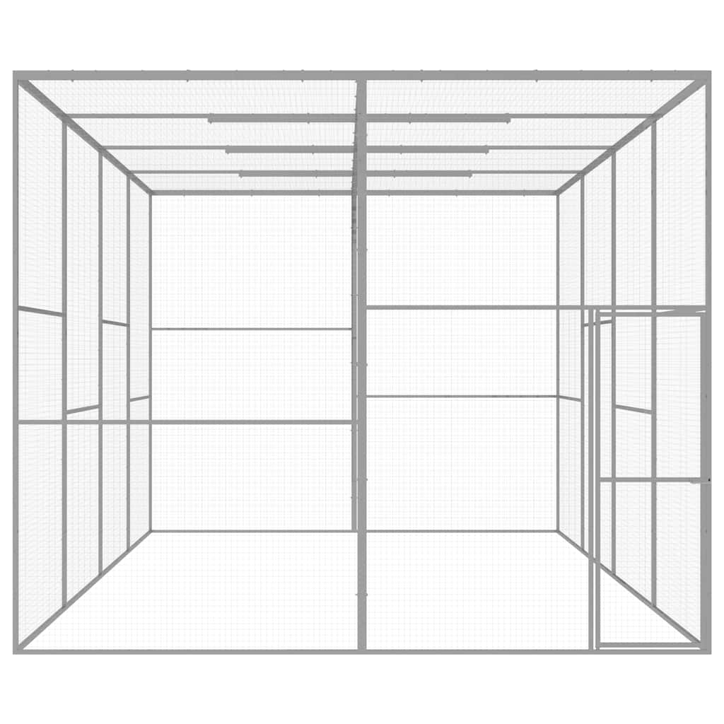 Katzenkäfig 1,5x1,5x1,5 m Verzinkter Stahl