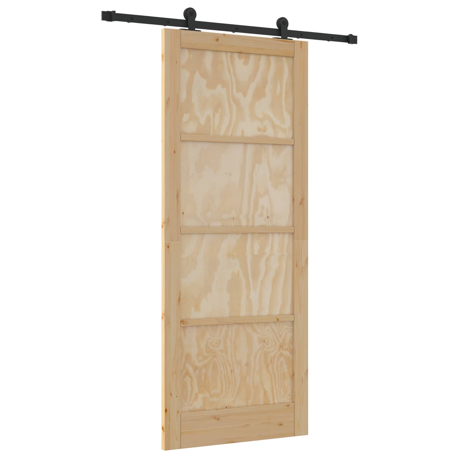 Schiebetür ORKDAL Natur 61 x 198,5 cm Massives Kiefernholz