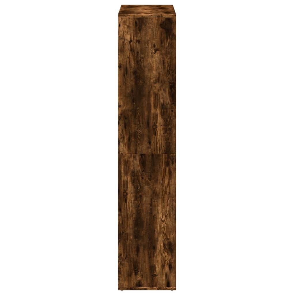 Bücherregal Weiß 137,5x29x137,5 cm Holzwerkstoff