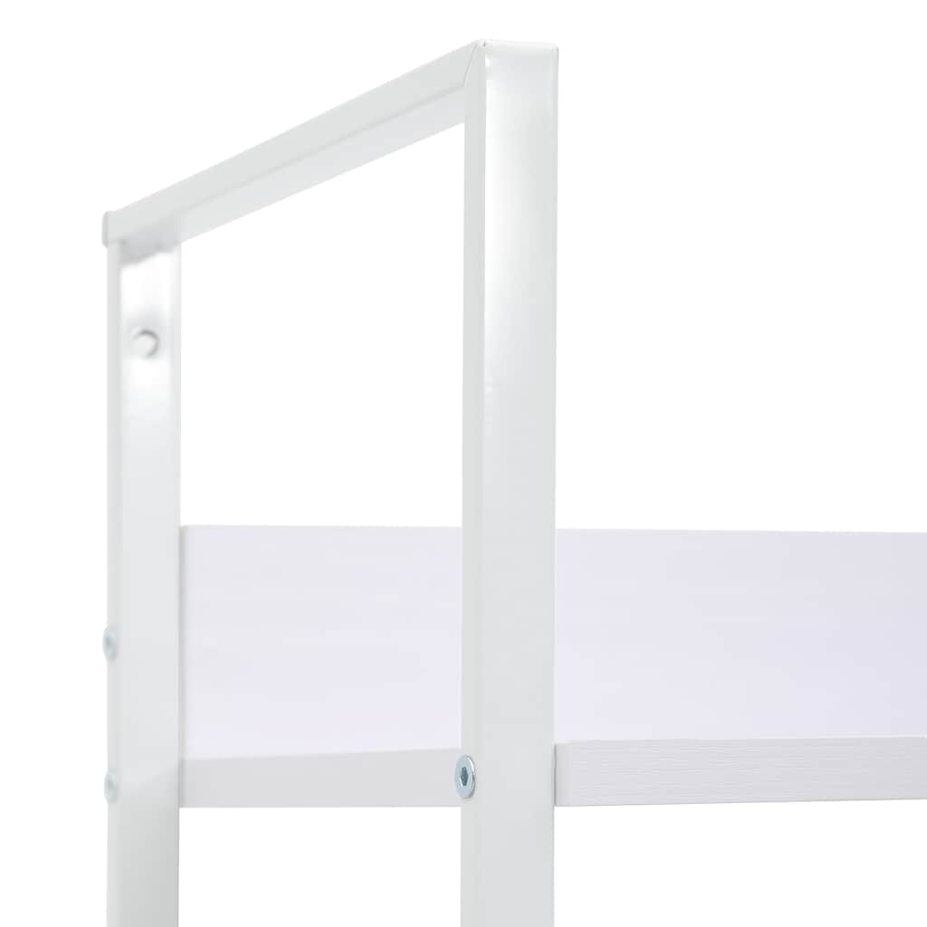 Bücherregal 3 Regalböden Schwarz 60×27,6×90,5 cm Holzwerkstoff