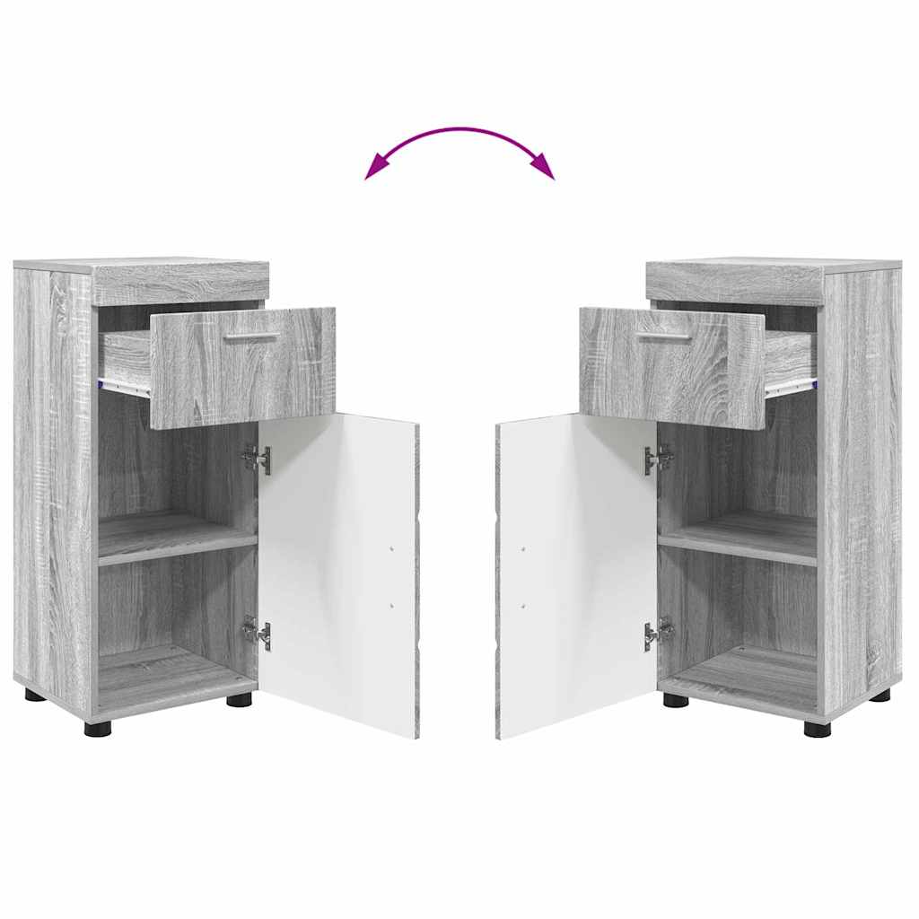 Badezimmermöbel-Set TULUM 2 pcs Weiß 60 x 34 x 63 cm