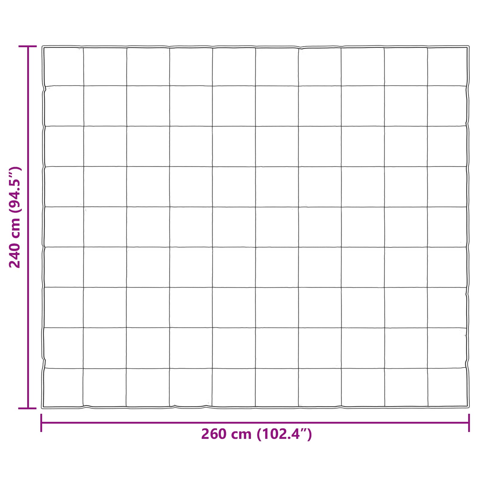 Winterbettdecke Gold 135 x 200 cm Satin und Mikrofaser