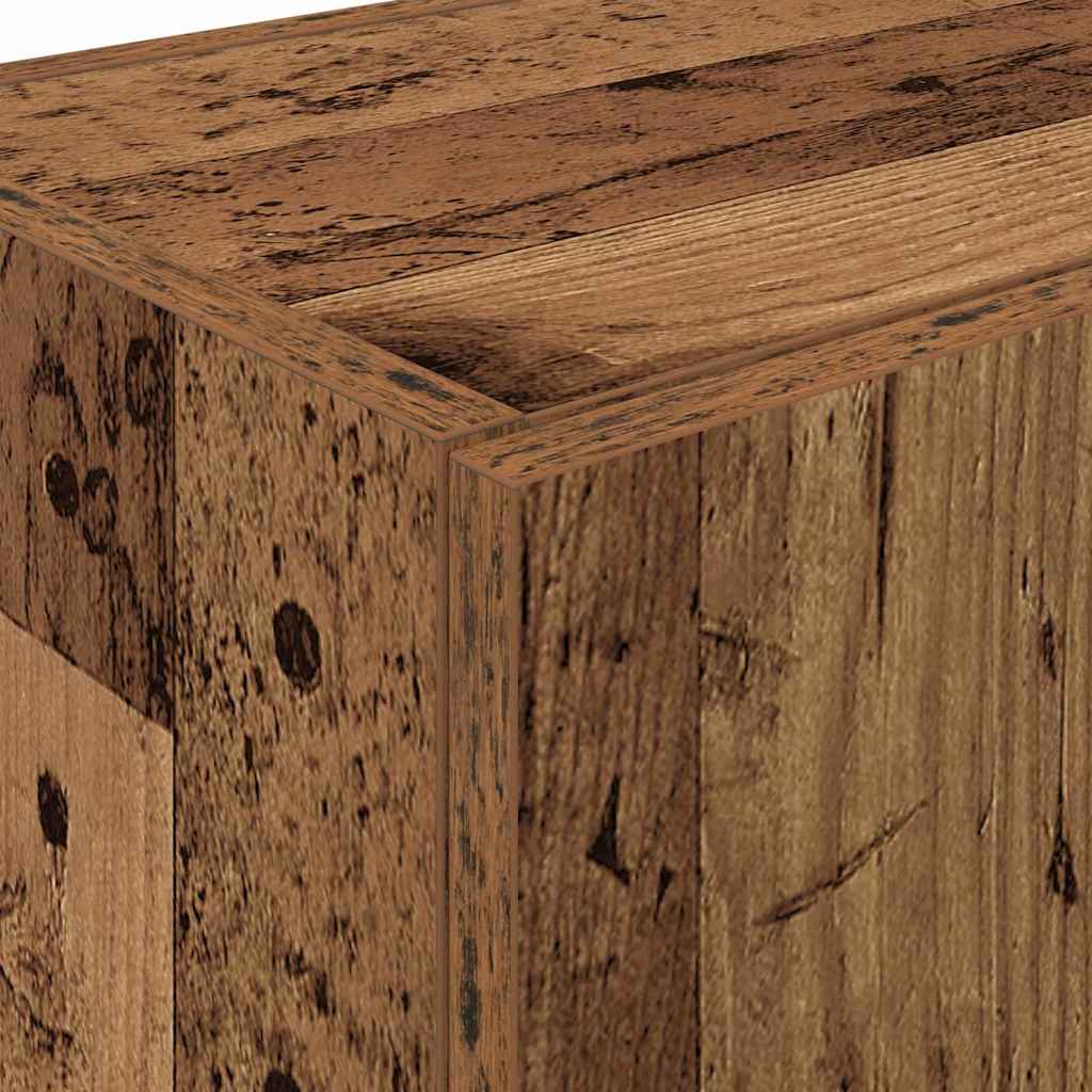 Küchenschrank Weiß 60x50x180 cm Holzwerkstoff