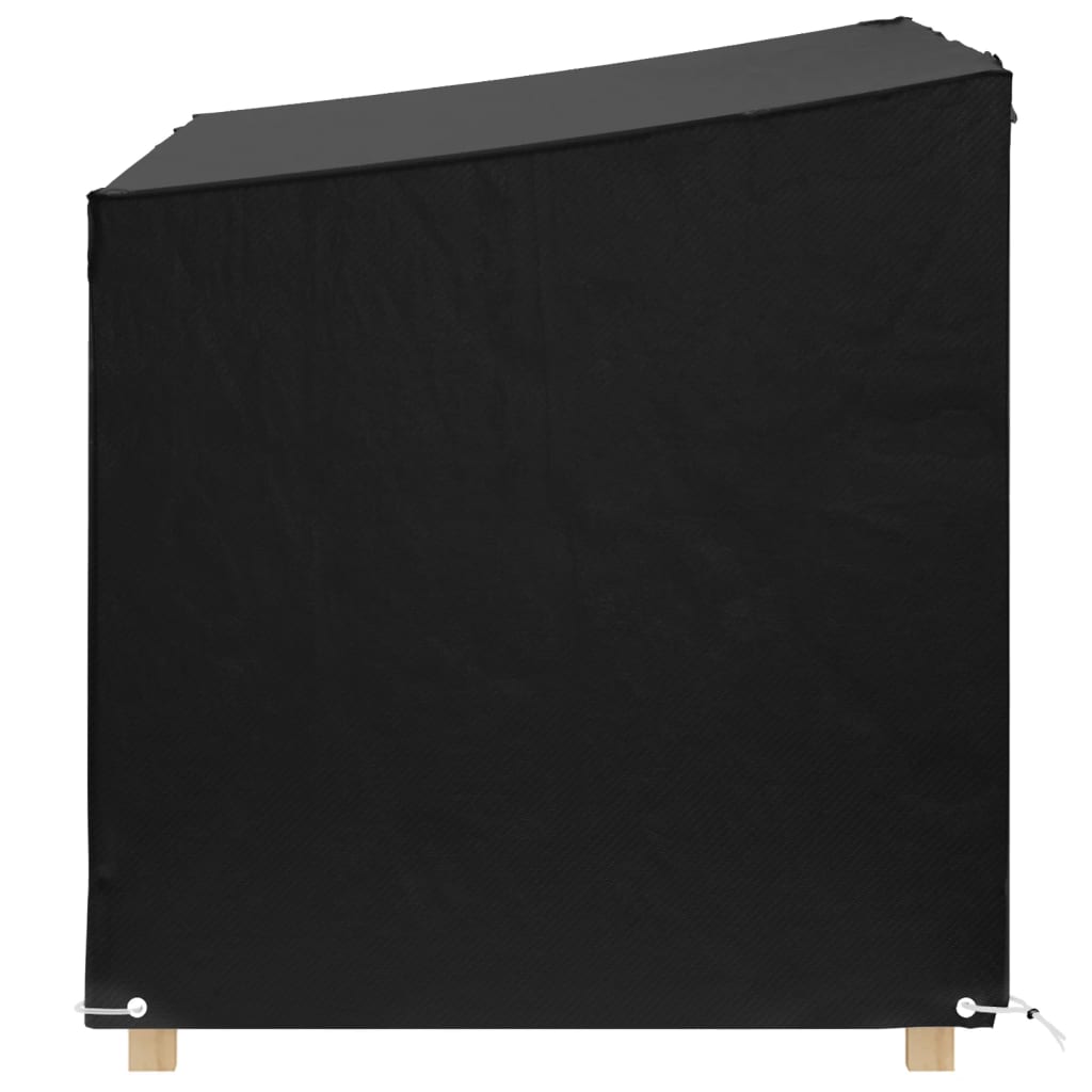Hollywoodschaukel-Abdeckungen 2 Stk. 10 Ösen 255x145x170 cm
