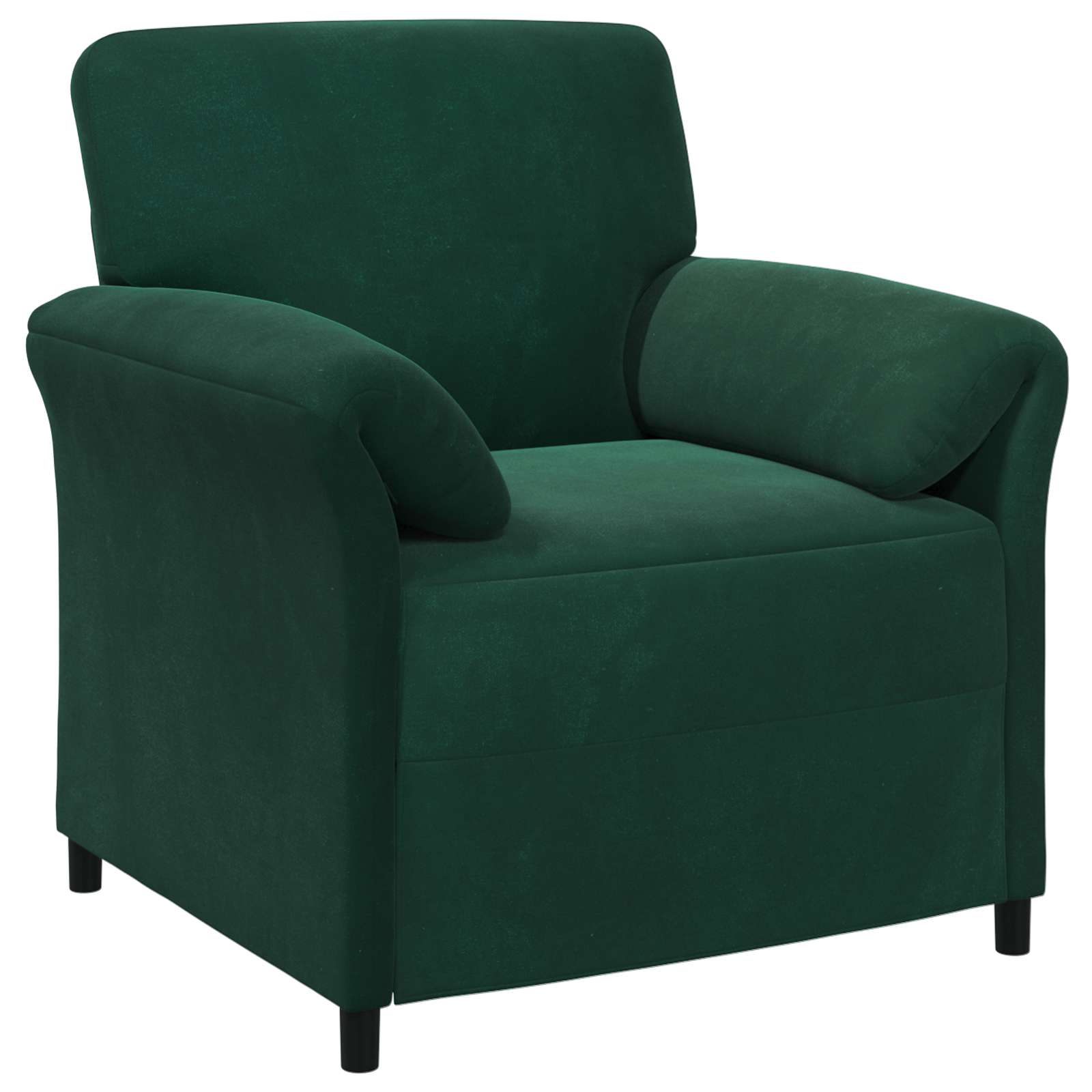 1-Sitzer Sofa Hellgrau 88 x 83 x 95 cm Samt