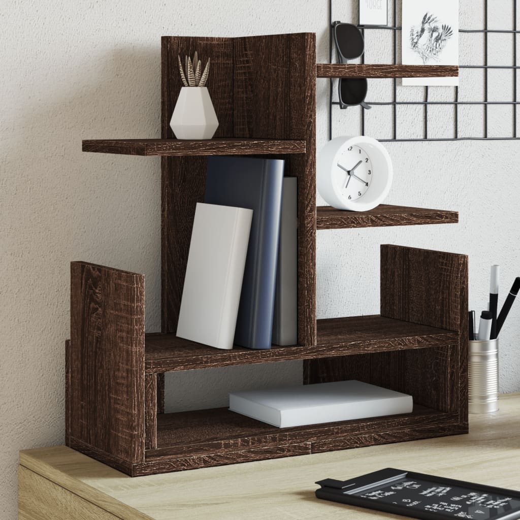 Schreibtisch-Organizer Weiß 49x20x52,5 cm Holzwerkstoff