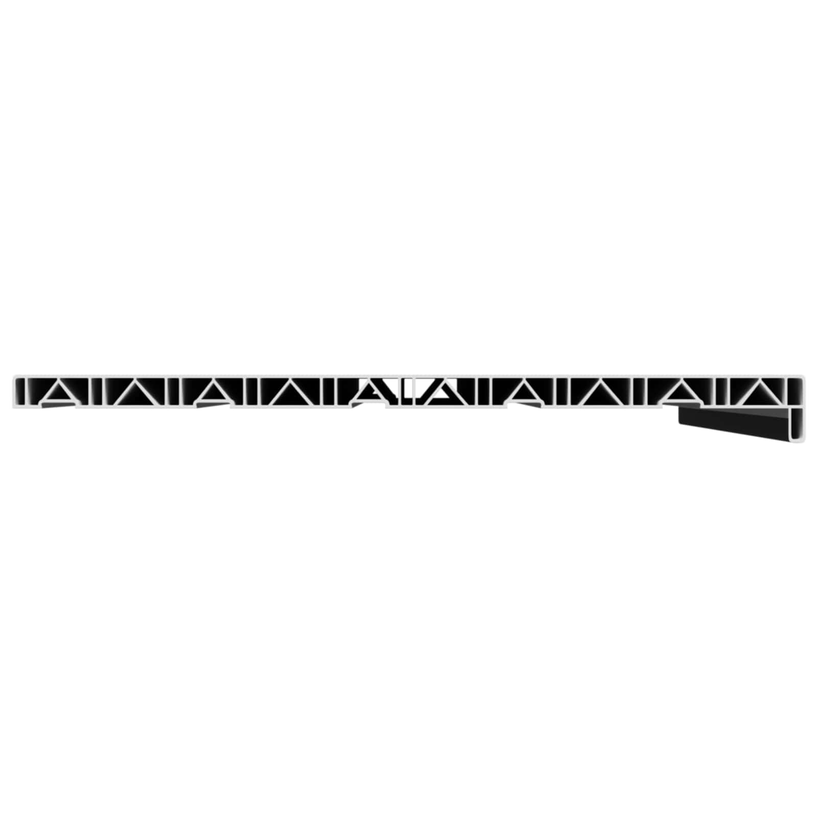 Fensterbank Weiß 60 x 10 x 4,5 cm PVC