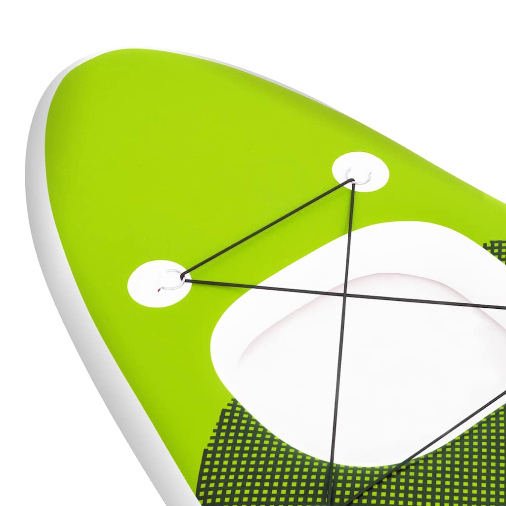 SUP-Board-Set Aufblasbar Blau 300x76x10 cm