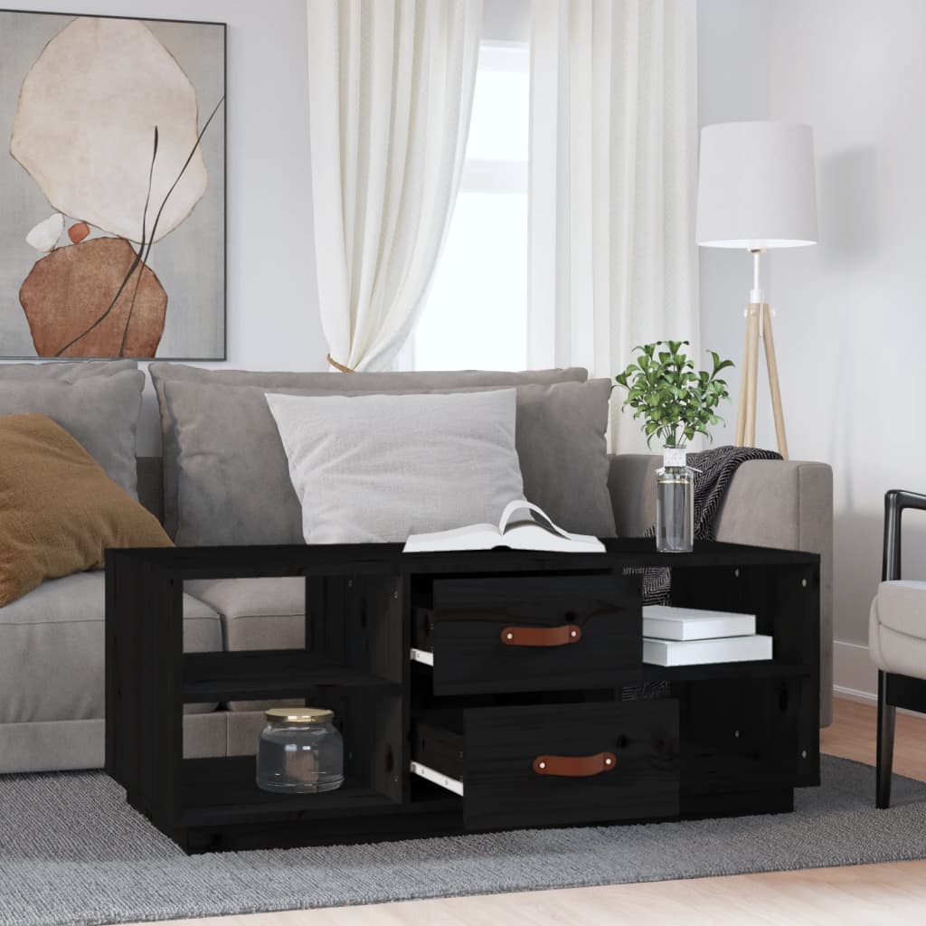 Couchtisch 100x50x41 cm Massivholz Kiefer