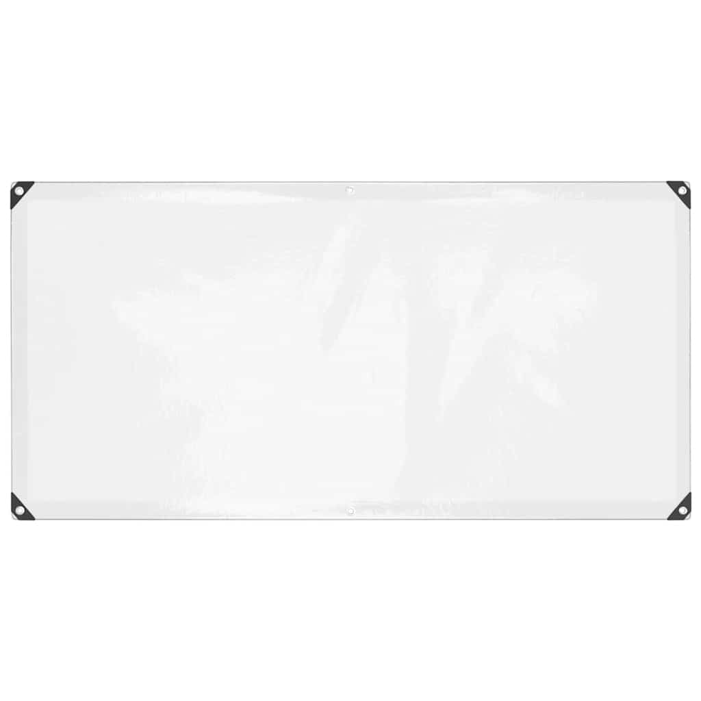 Transparente Plane mit Ösen 1x2 m Polyethylen