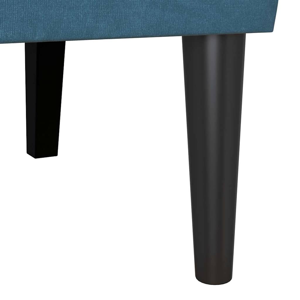 Chesterfield Bank Hellgrau 112 x 65,5 x 75 cm Samt